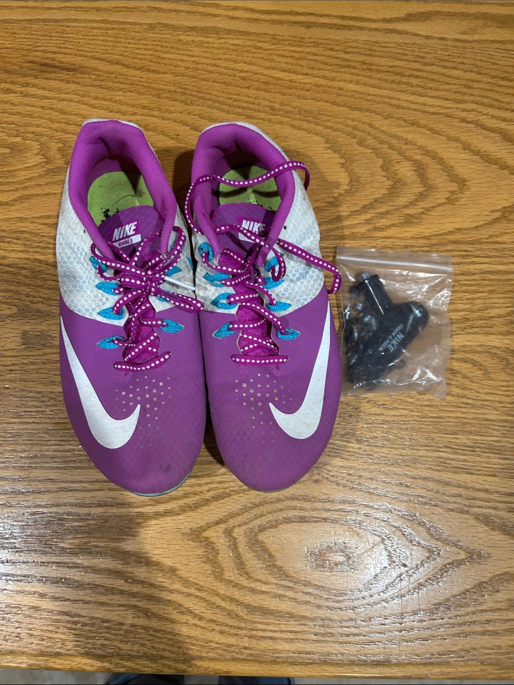 Nike Women's Purple, White and Teal Athletic Shoes
